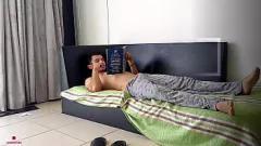 Play Studying for an Exam Turns into a Taboo Blowjob