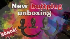 Play Huge Butt Plug Unboxing: Miss Raven's Femdom Training Session with Zero - Stretching, BDSM, Bondage, Puppy Play