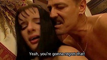 Play An old man who fucks his stepdaughter with force in pussies