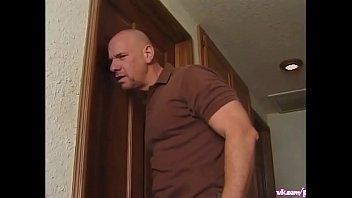 Play Anal sex with bald and good sex wife suitable for his cock