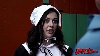 Play She sucks with satisfaction and has hardcore sex in her little pussy
